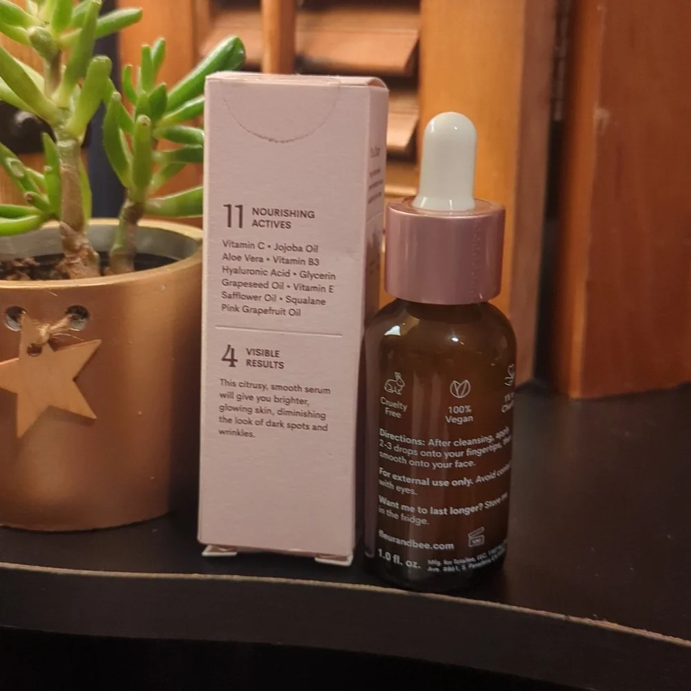 Fleur & Bee Necta Of The C Vitamin C Facial Serum Antioxidants Aloe NEW NICE - Picture 9 of 12